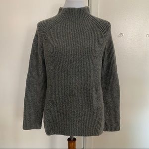 Madewell Gray Mock Neck Sweater sz Medium